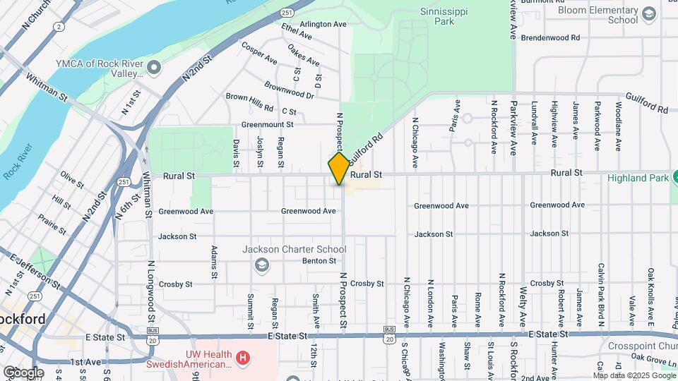 612 N Prospect St Mapa y Detalles de la Ubicación