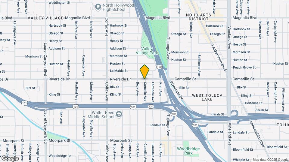 11500 Riverside Dr Map and Location Details
