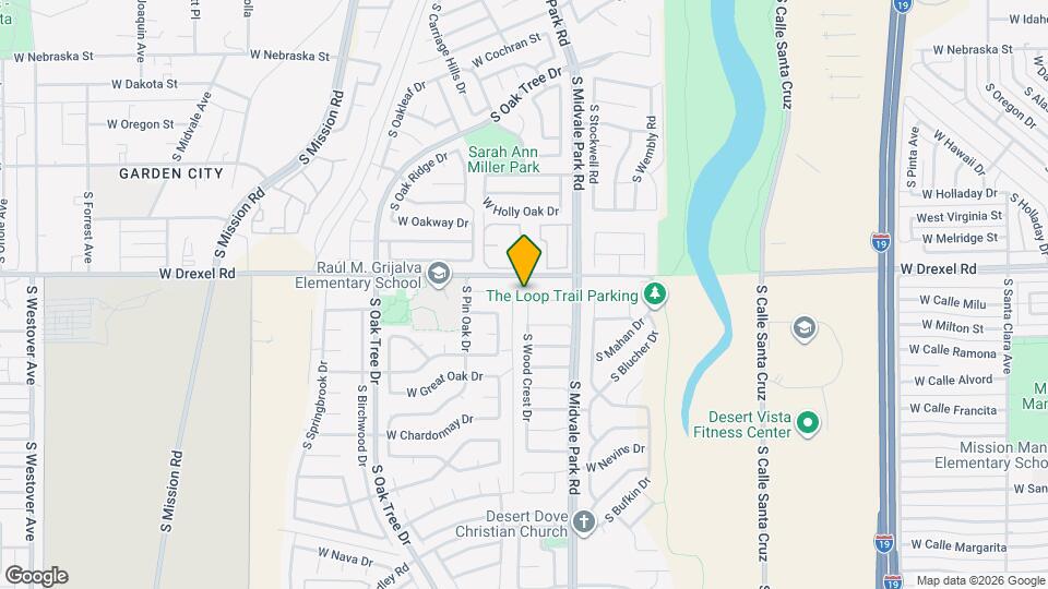 1672 W Wood Crest Ct Map and Location Details