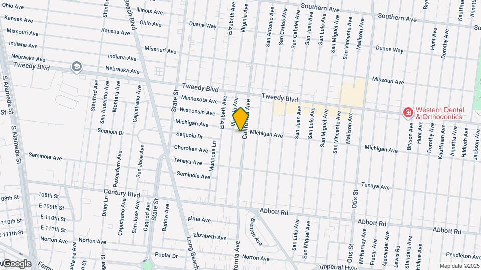 10215 California Ave, Unit E Mapa y Detalles de la Ubicación