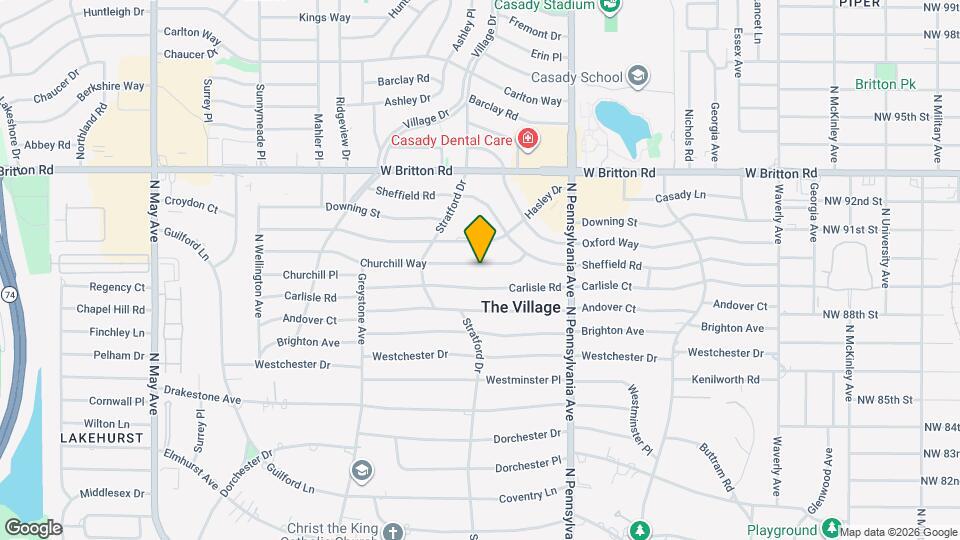 1740 Churchill Way Map and Location Details