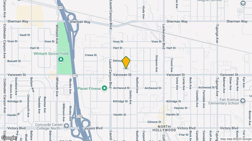 6820 Ben Ave Mapa y Detalles de la Ubicación
