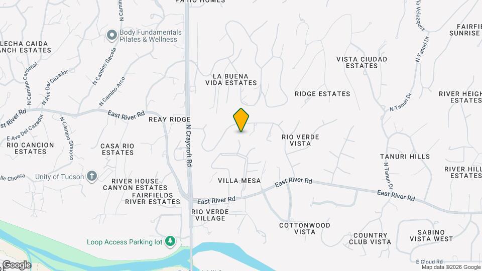 5704 E Río Verde Vista Dr Map and Location Details