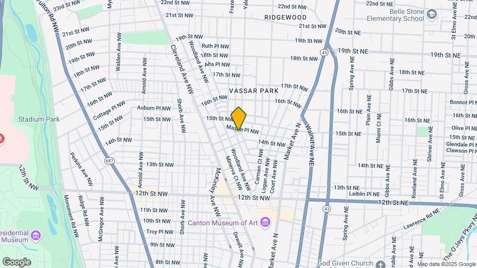 1415 Yale Ave NW Map and Location Details