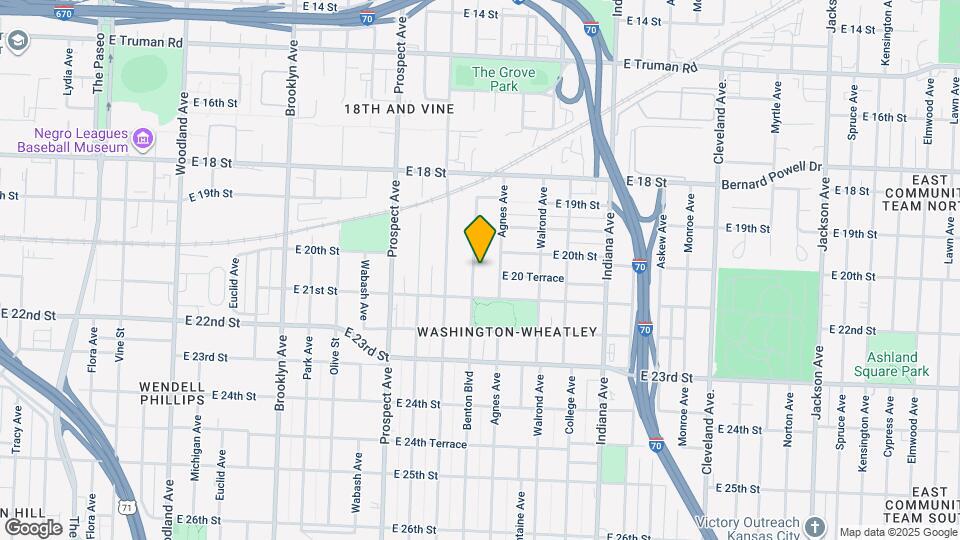 2019 Kansas Ave Map and Location Details