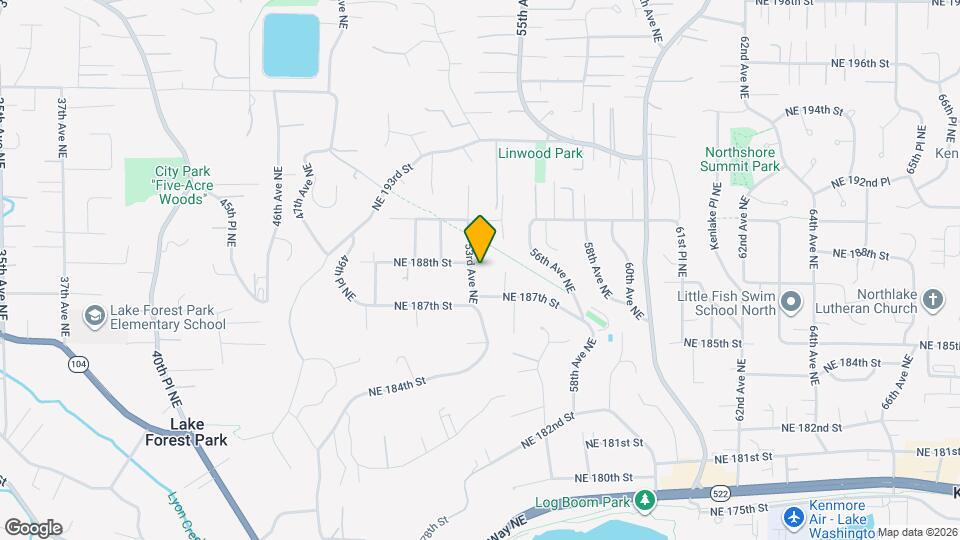 18736 53rd Ave NE Map and Location Details