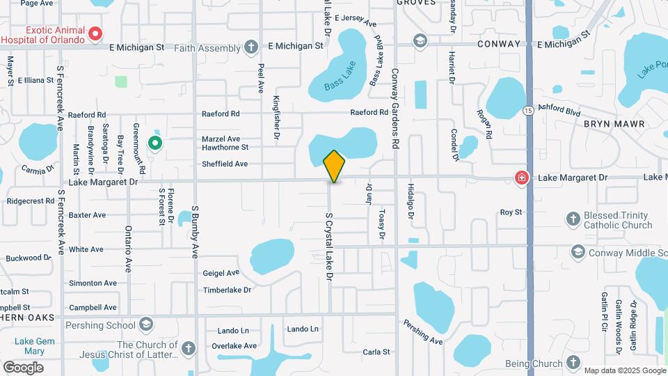 3107 S Crystal Lake Dr Map and Location Details