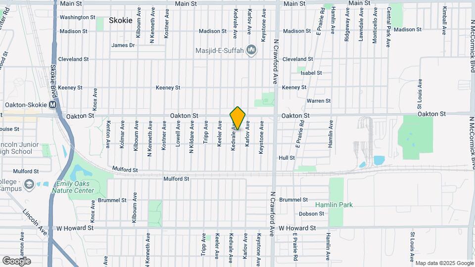 7921 Kedvale Ave Map and Location Details