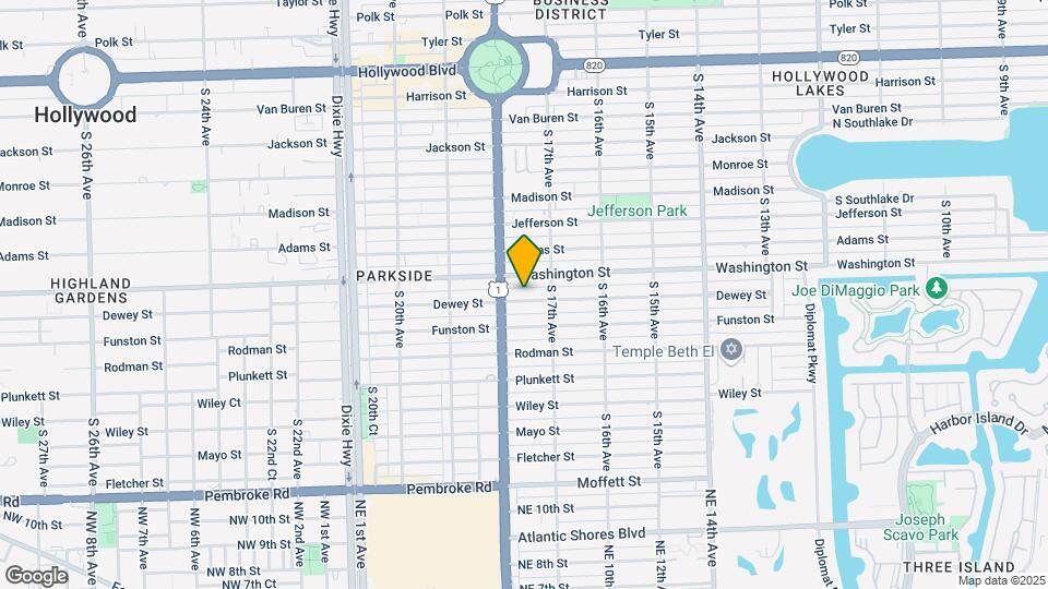 Dewey Street Apartments Mapa y Detalles de la Ubicación