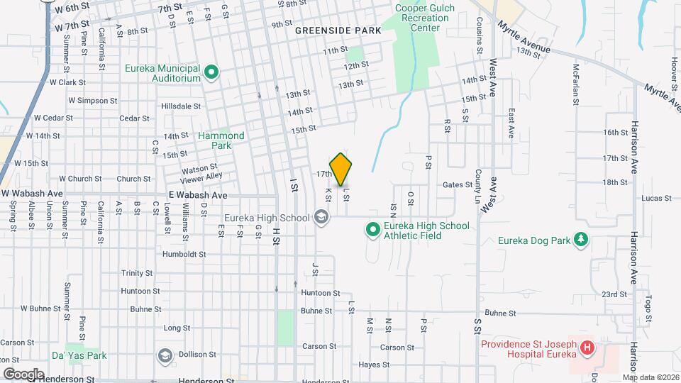 1736 L St Map and Location Details