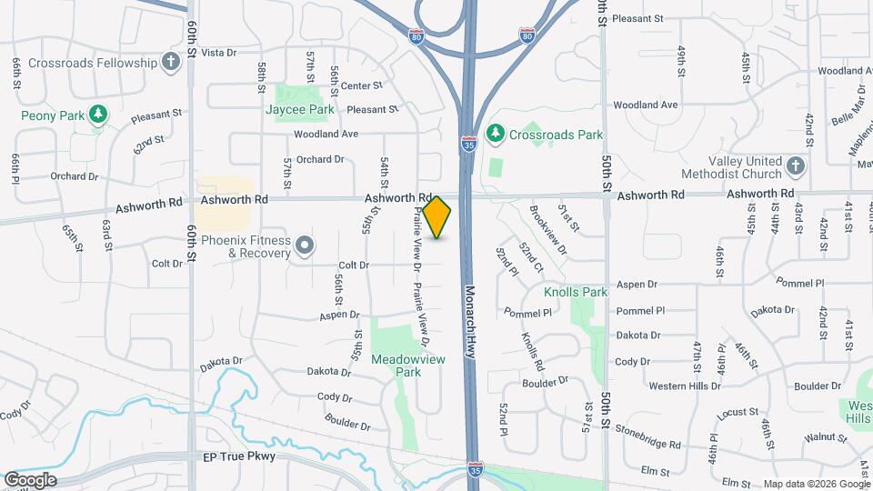 5310 Brookview Dr Map and Location Details