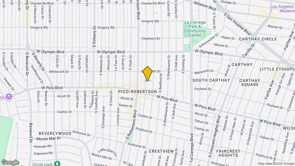 1144 S Wooster St, Unit 1 Map and Location Details