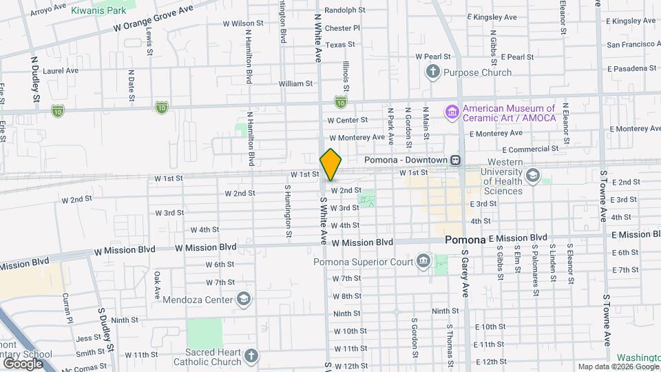 855 W 2nd St Map and Location Details