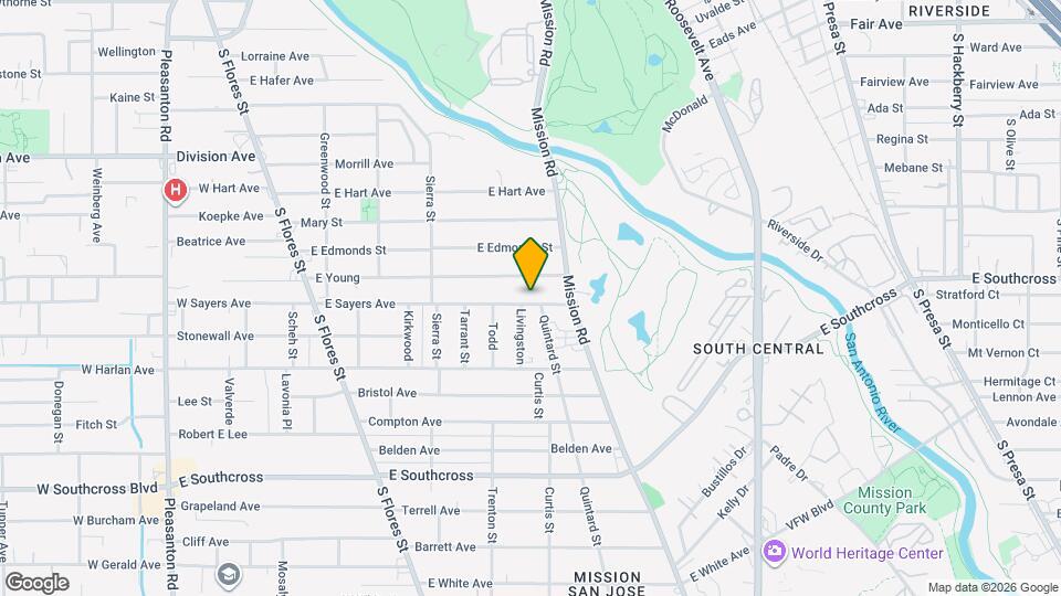 511 E Sayers Ave Map and Location Details