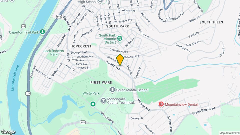 975 Dorsey Ave Map and Location Details