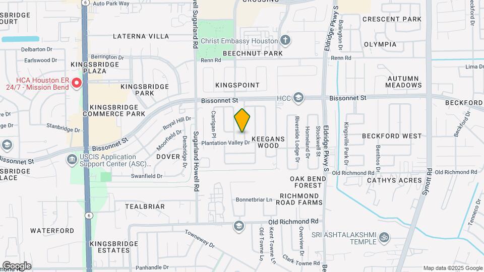 9414 Beringwood Dr Map and Location Details