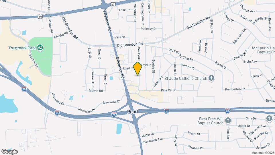213 Oak Park Dr Map and Location Details