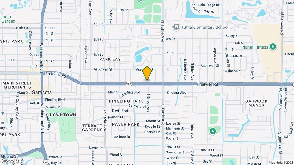 2695 Fruitville Rd Map and Location Details