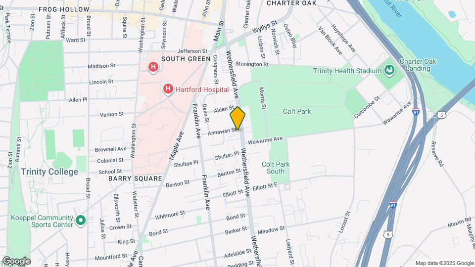 207 Wethersfield Ave Map and Location Details