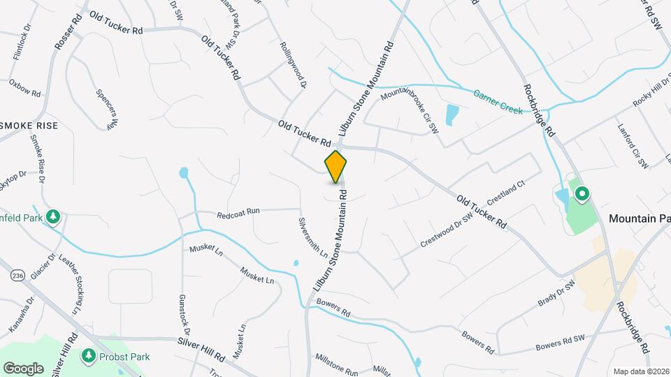 5741 Lilburn Stone Mountain Rd Map and Location Details