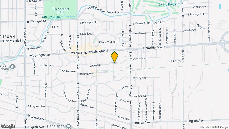 5841 Julian Ave Map and Location Details