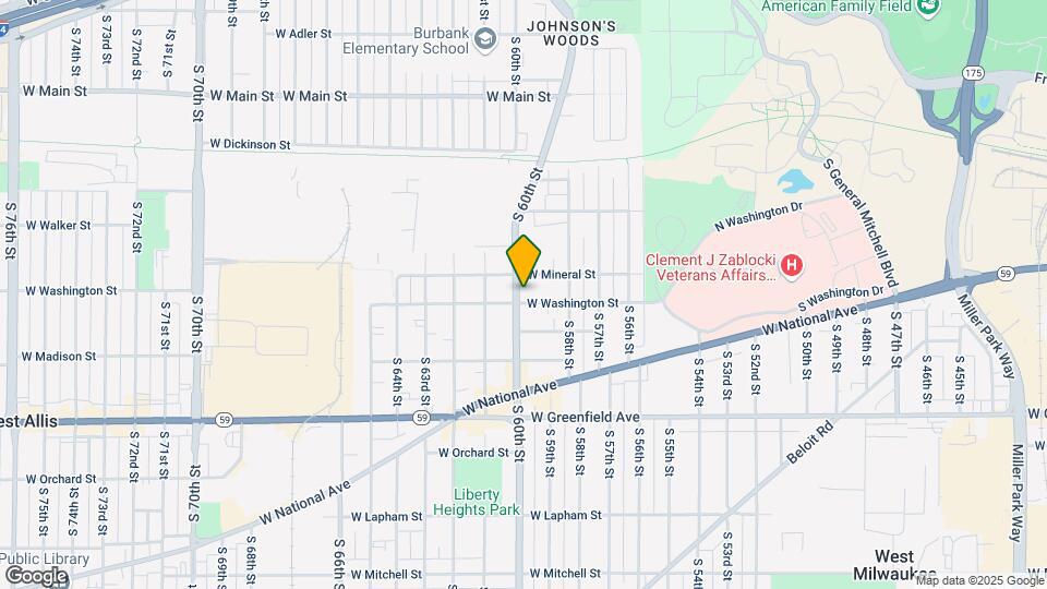1020 S 60th St Map and Location Details