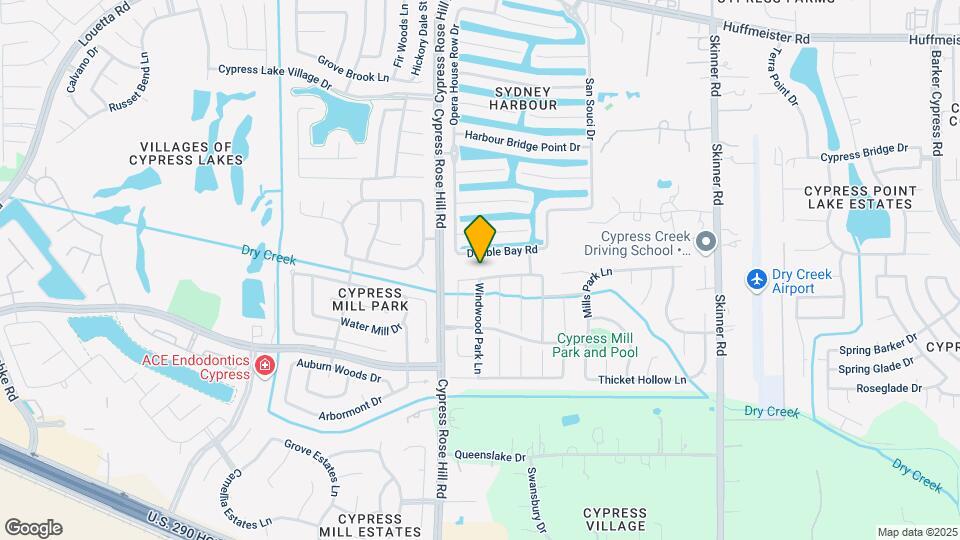 18038 Cypress Valley Ln Map and Location Details