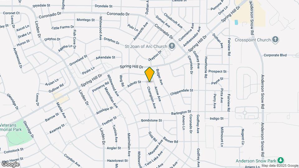 2284 Champlain Ave Map and Location Details