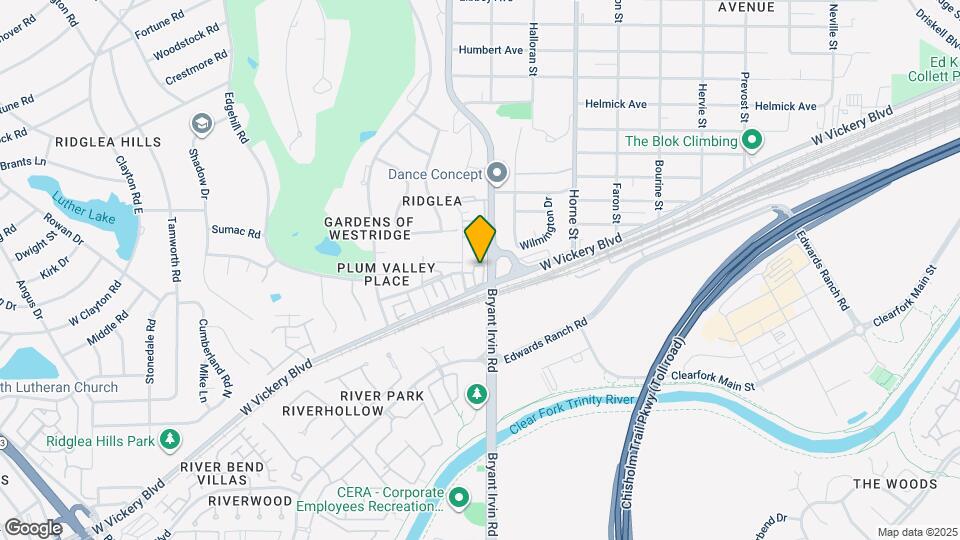 5055 Ridglea Ln, Unit 1106 Map and Location Details