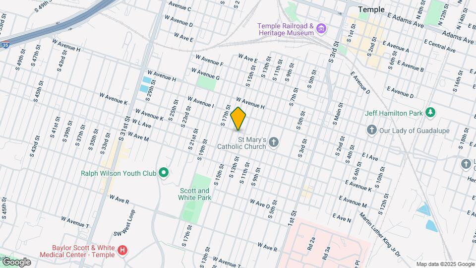 1002 S 13th St Map and Location Details