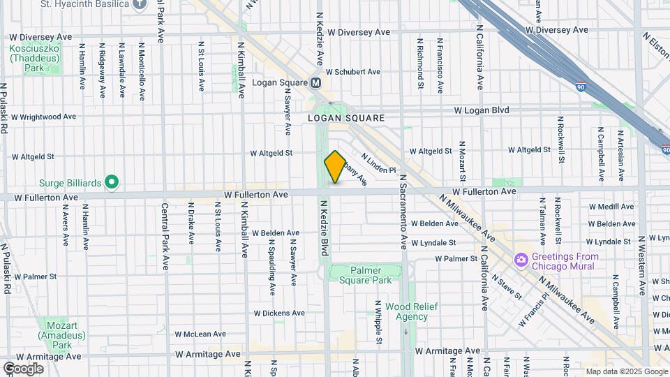 2401 N Kedzie Blvd, Unit 1 Map and Location Details