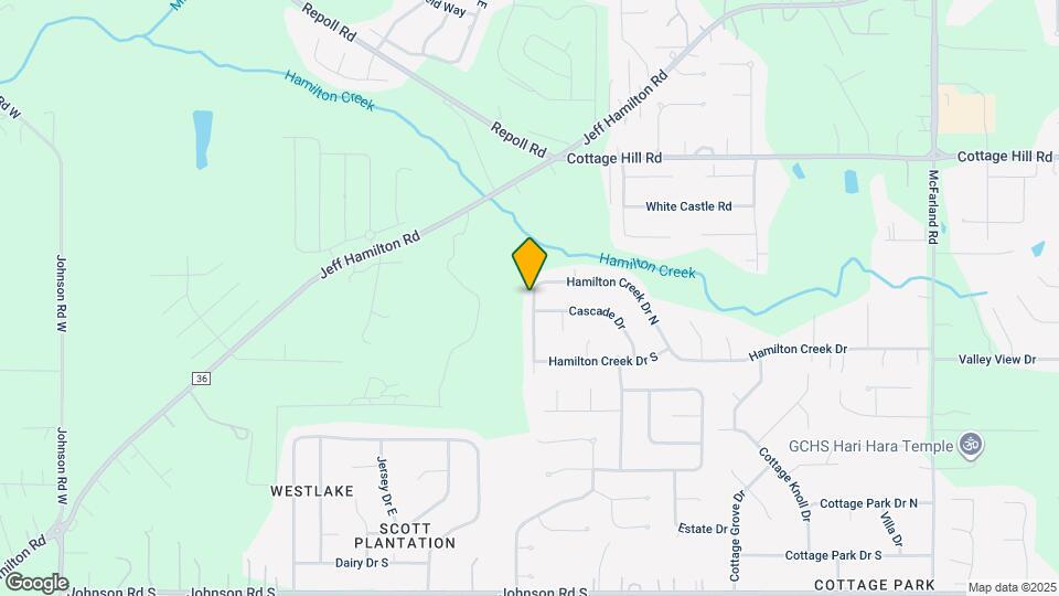 2670 Hamilton Creek Dr W Map and Location Details