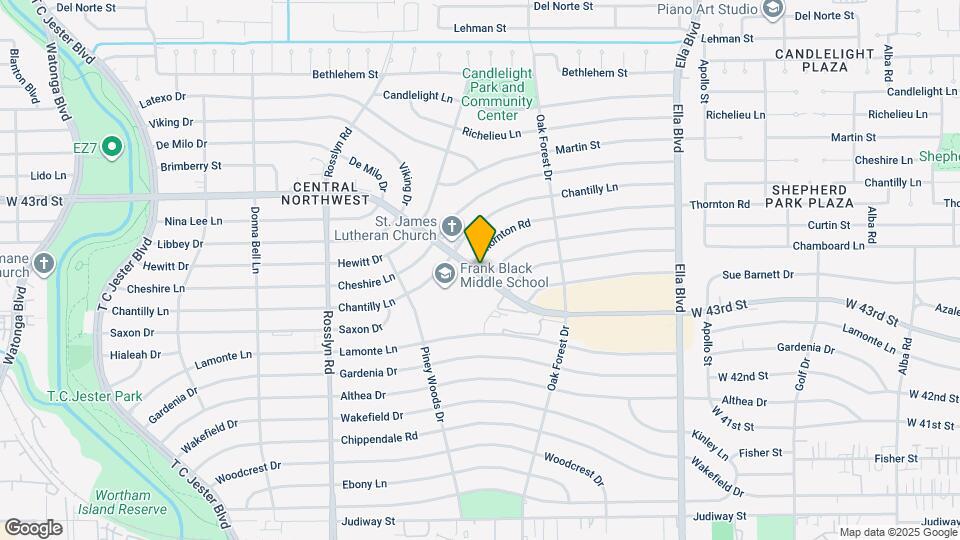 1506 W 43rd St Map and Location Details