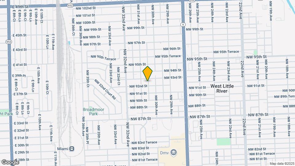 9200 NW 30th Ct Map and Location Details