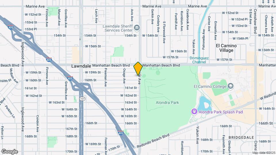 15917 Prairie Ave Mapa y Detalles de la Ubicación