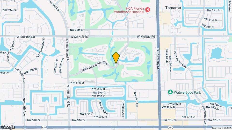 8111 Lagos de Campo Blvd Map and Location Details