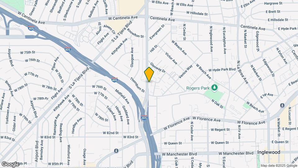 7208 S La Cienega Blvd Map and Location Details