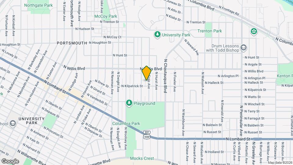 8223 N Foss Ave Map and Location Details