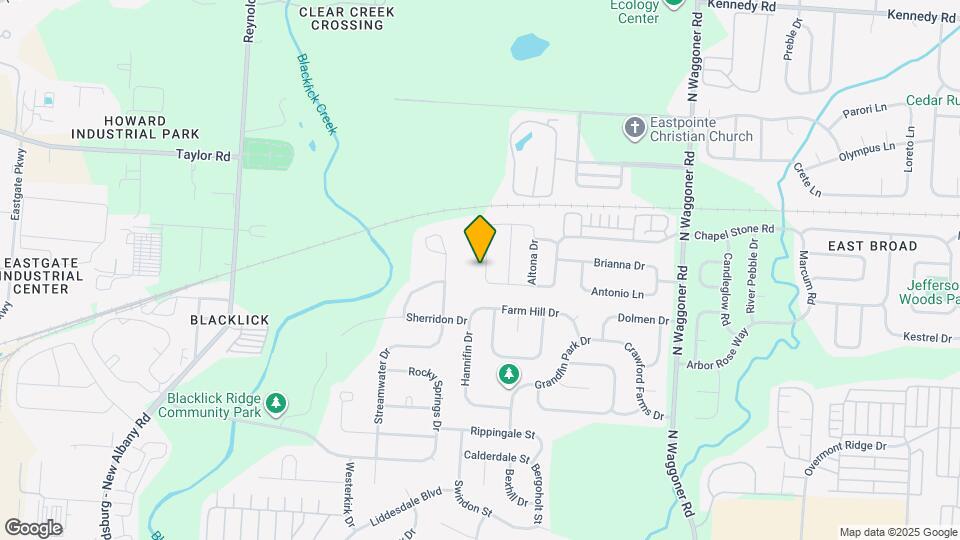 583 Kingshurst Dr Map and Location Details