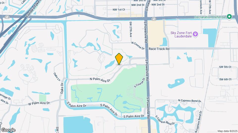 2801 N Palm Aire Dr Map and Location Details