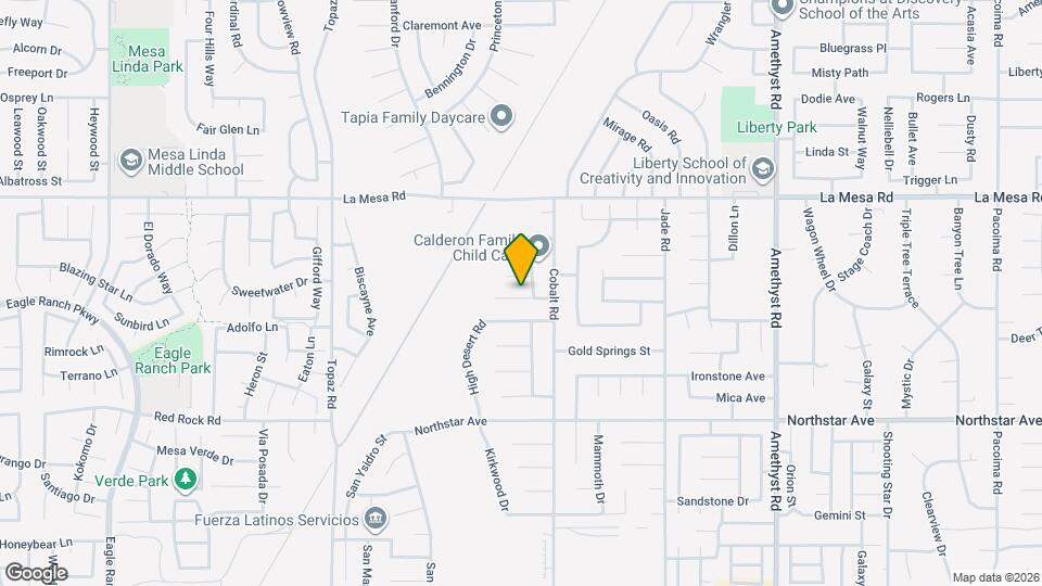 13238 Blue Mesa Ct Map and Location Details