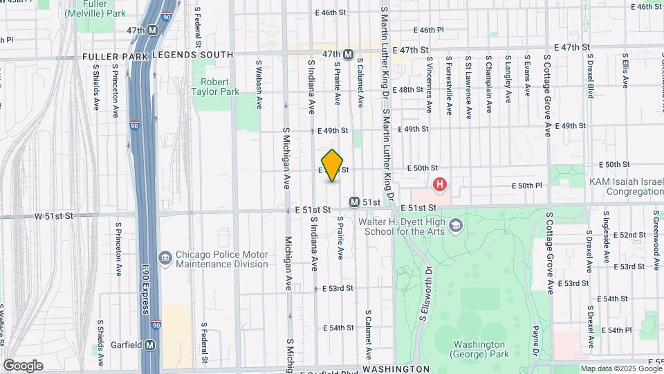 5024 S Prairie Ave Map and Location Details