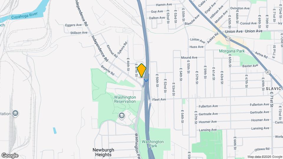 3672 E 48th St Map and Location Details