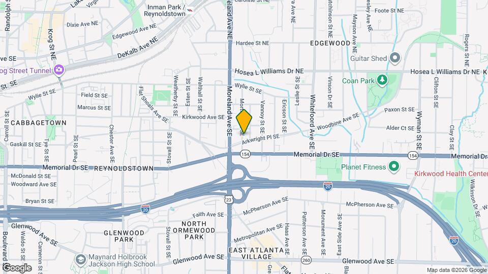 1208 Arkwright Pl SE Map and Location Details