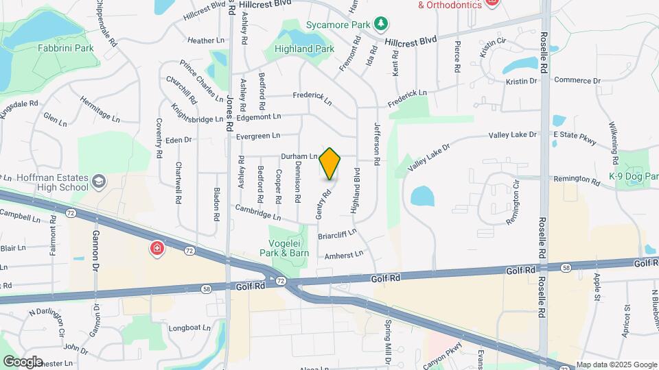 1440 Gentry Rd Mapa y Detalles de la Ubicación