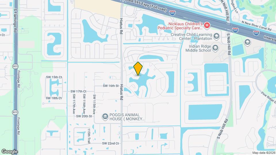 11014 SW 15th Manor Mapa y Detalles de la Ubicación
