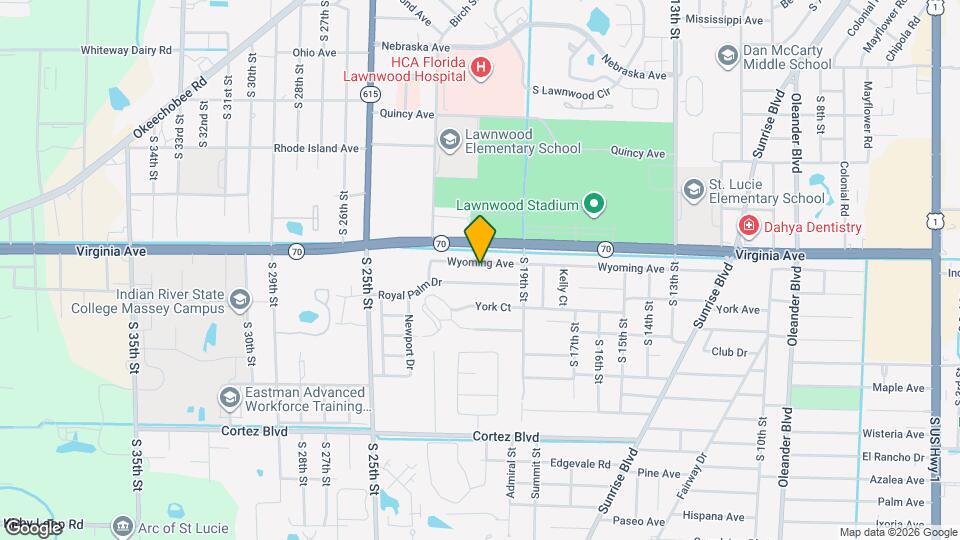 1913 Wyoming Ave Map and Location Details