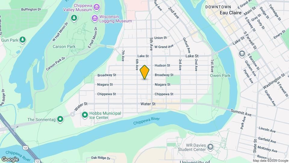 522 Niagara St Map and Location Details