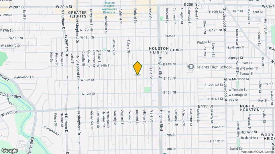 321 W 13th St Map and Location Details