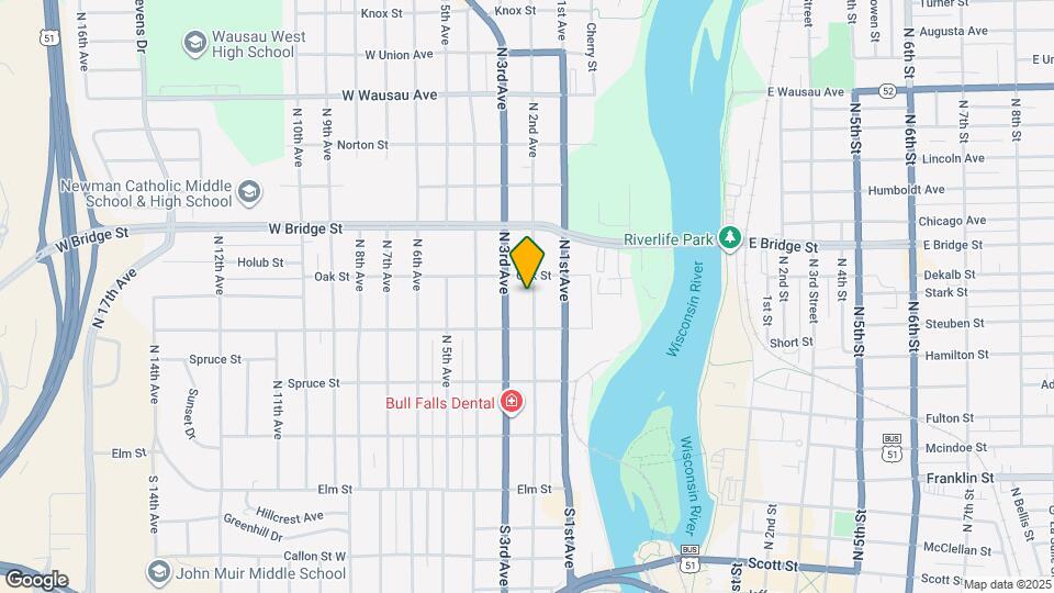 420 N 2nd Ave Map and Location Details